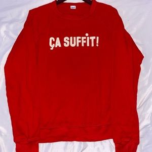 CLARE V Ca suffit sweatshirt
